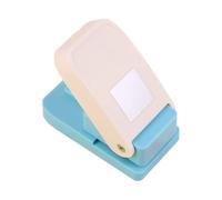 Paper Puncher - Stamp Paper Punch | Multipurpose Stamp Puncher, Portable Craft Lever Stamps, Square Punches for Papers Arts, Postage Stamps Punch for Crafting Scrapbooking Cardstock Diy Greeting Cards