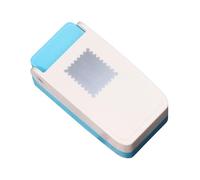 Paper Punches for Crafting | Portable Manual Heavy Duty | Rectangle Square Postage Hole Puncher Tool - for Binder Scrapbook Postage Stamp Card Journal Notebook Photo Art Projects