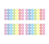 Paper Ring Stickers - Round Reinforcement Labels for Loose Sheets | Self Adhesive Material with 4 Sheet Pack, Drafting Book Supplies, Student Adult Pricing Notes Repair Helper