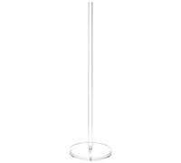 Paper Roll Holder Stand - Clear Acrylic Free Standing Tissue Holder
