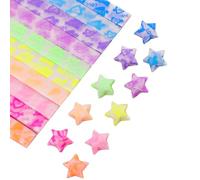Paper Star Strips 630 Feuilles brillent dans le Dark Origami Star Paper Cupid Design 10 couleurs Origami Paper Striches