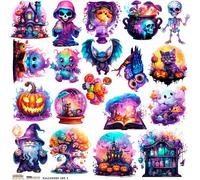 Paper Stickers - ScrapLove - Halloween Set 4