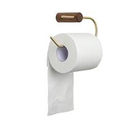 Paper Towel Holder Toilet Paper Rack Creative Solid Wood Paper Towel Rack for Kitchen, Dining Tables(Natural) (Brown 20cm)