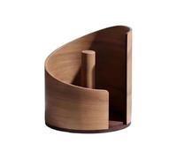 Paper Towel Holder, Wooden Rustic Rack, Standing Kitchen Storage Organizer | Kitchen Roll Dispenser for Countertops, Wood Stand for Easy Access | Free standing Design, Farmhouse Accent