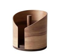 Paper Towel Holder, Wooden Rustic Rack, Standing Kitchen Storage Organizer | Kitchen Roll Dispenser for Countertops, Wood Stand for Easy Access | Free standing Design, Farmhouse Accent