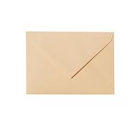 Paper24 lot de 100 enveloppes crème 140 x 190 mm avec languette triangulaire 03 couleur : 120 g camel