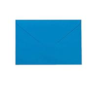 Paper24 Lot de 100 mini enveloppes 60 x 90 mm pour cartes de visite de couleur bleu intense