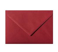 Paper24 Lot de 100 mini enveloppes 60 x 90 mm pour cartes de visite de couleur bordeaux