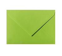 Paper24 Lot de 100 mini enveloppes 60 x 90 mm pour cartes de visite de couleur vert gazon