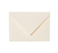 Paper24 Lot de 25 enveloppes 140 x 190 mm crème pour mariage, anniversaire et cartes de vœux