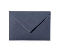 Paper24 Lot de 25 enveloppes bleu foncé 140 x 190 mm