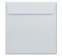 Paper24 Lot de 50 enveloppes carrées 150 x 150 mm Blanc brillant 100 g/m² 15 x 15 cm Pour les occasions très spéciales