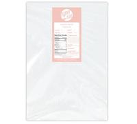 paper2eat Lot de 50 feuilles de papier gaufrette comestible de qualité supérieure 21,6 x 27,9 cm (format lettre) 0,60 mm