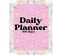 Paperback bound daily planner 100 days Girly Pretty: Perfect planner for girly girls who like to keep organized
