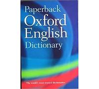 Paperback Oxford English Dictionary 6th edition