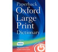 Paperback Oxford Large Print Dictionary