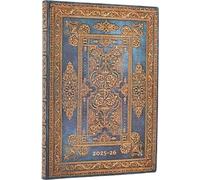 Paperblanks 2025/2026 Calendrier Luxe Bleu, Luxe Design Midi