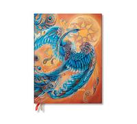 Paperblanks | 2025 Weekly Planner | Skybird | Birds of Happiness | 12-Month Flexis | Ultra | Vertical | Elastic Band | 176 Pg | 100 GSM