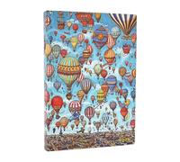 Paperblanks | 2026 Festival de Montgolfières | Pierre, le Détective des Labyrinthes | Flexis 12 mois | Midi | Journalier | Fermeture Élastique | 432 Pg | 80 GSM