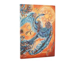 Paperblanks | 2026 Feuille d’Or | Collection Reliure à l’Ancienne | 12 mois | Mini | Journalier | Fermeture Élastique | 416 Pg | 80 GSM