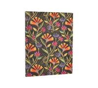 Paperblanks | 2026 Fleurs Sauvages | Créations Amusantes | Flexis 12 mois | Ultra | Vertical | Fermeture Élastique | 176 Pg | 100 GSM