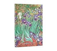 Paperblanks | 2026 Iris de Van Gogh | Iris de Van Gogh | 12 mois | Mini | Horizontal | Fermeture Élastique | 160 Pg | 100 GSM
