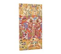 Paperblanks | 2026 Kara-ori Rose | Kimono Japonais | 12 mois | Slim | Horizontal | Fermeture Élastique | 160 Pg | 100 GSM