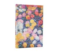 Paperblanks | 2026 Les Chrysanthèmes de Monet | Les Chrysanthèmes de Monet | 12 mois | Mini | Horizontal | Fermeture Élastique | 160 Pg | 100 GSM