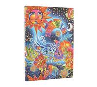 Paperblanks | 2026 Magie Céleste | Créations Fantaisistes | Flexis 12 mois | Midi | Horizontal | Fermeture Élastique | 176 Pg | 100 GSM