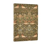 Paperblanks | 2026 Morris Oiseaux | William Morris | Flexis 12 mois | Mini | Horizontal | Fermeture Élastique | 176 Pg | 100 GSM