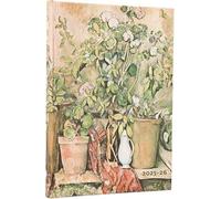 Paperblanks | 2026 Pots en Terre Cuite et Fleurs de Cézanne | Pots en Terre Cuite et Fleurs de Cézanne | 12 mois | Mini | Horizontal | Fermeture Élastique | 160 Pg | 100 GSM