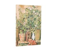 Paperblanks | 2026 Pots en Terre Cuite et Fleurs de Cézanne | Pots en Terre Cuite et Fleurs de Cézanne | Flexis 12 mois | Maxi | Journalier | Fermeture Élastique | 400 Pg | 80 GSM