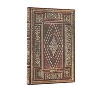 Paperblanks | 2026 Premier Folio | Bibliothèque de Shakespeare | 12 mois | Mini | Horizontal | Fermeture Élastique | 160 Pg | 100 GSM