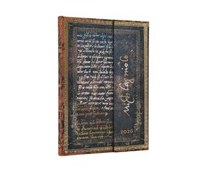Paperblanks | 2026 Renoir, Lettre à Morisot (1892) | Collection Les Manuscrits Estampés | 12 mois | Midi | Verso | Avec Rabat | 160 Pg | 100 GSM