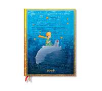 Paperblanks 2026 Saint-Exupéry, the Little Prince Embellished Manuscripts Collection 12-Month Planner Flexis Ultra Vertical Elastic Band 176 Pg 100 GSM