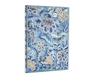 Paperblanks | 2026 Saule Bleu | Le Hanfu à l’Honneur | Flexis 12 mois | Midi | Horizontal | Fermeture Élastique | 176 Pg | 100 GSM