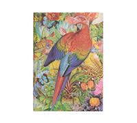 Paperblanks Agendas 12 Mois 2025 | Jardin Tropical | Midi | Verso | Fermeture Élastique