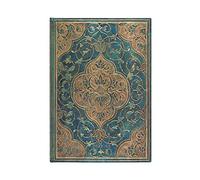 Paperblanks Agendas 13 Mois 2022-2023 Chroniques Turquoises | Horizontal | Midi (130 × 180 mm)