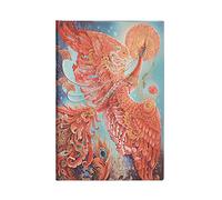 Paperblanks Agendas 18 Mois 2023-2024 Oiseau de Feu | Horizontal | Mini (95 × 140 mm)