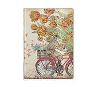 Paperblanks Agendas Flexis à Couverture Souple de 12 Mois 2022 Printemps Hollandais | Horizontal | Midi (125 × 175 mm)
