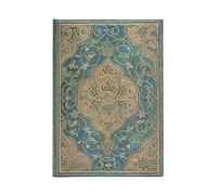 Paperblanks Agende 12 mois 2024 Turquoise Grenade, Verso - Midi (180 x 130), Italien