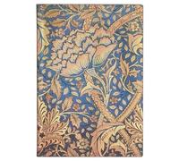 Paperblanks Agende Flexi à Couverture Souple de 18 Mois 2023-2024 Morris Danse du Vent | Horizontal | Midi (125 × 175 mm)