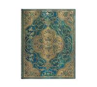 Paperblanks Calendrier 12 mois 2024 Chroniques en turquoise | Vertical | Ultra (180 × 230 mm)