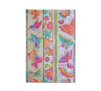 Paperblanks Calendrier 12 mois 2024 Colibri et papillons | Horizontal | Mini (100 × 140 mm)