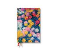 Paperblanks - Paperblanks | 2026 Monet's Chrysanthemums | Monet's Chrysanthemums | 12-Month Planner | Mini | Horizontal | Elastic Band | 160 Pg | 100 GSM