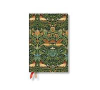 Paperblanks - Paperblanks | 2026 Morris Birds | William Morris | 12-Month Planner Flexis | Mini | Horizontal | Elastic Band | 176 Pg | 100 GSM
