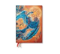 Paperblanks - Paperblanks | 2026 Skybird | Birds of Happiness | 12-Month Planner Flexis | Midi | Horizontal | Elastic Band | 176 Pg | 100 GSM