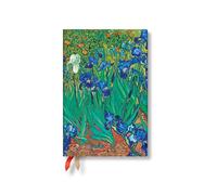 Paperblanks - Paperblanks | 2026 Van Gogh's Irises | Van Gogh's Irises | 12-Month Planner | Mini | Horizontal | Elastic Band | 160 Pg | 100 GSM