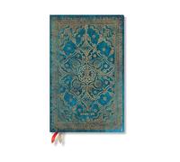 Paperblanks 2025-2026 Azure Equinoxe 18-Month Planner Flexis Maxi Vertical Elastic Band 224 Pg 80 Gsm
