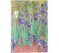 Paperblanks Van Gogh's Irises Sketchbook Grande Elastic Band Closure 112 Pg 200 GSM